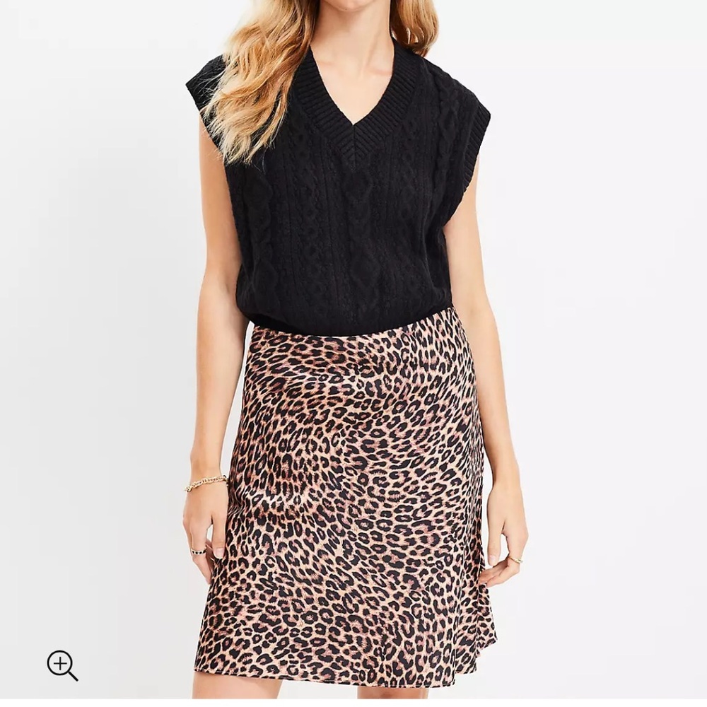 Loft Cable Sweater Vest